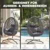 Avestar Outdoor-Schaukel-Hängesessel in Eiform mit weichem Produktbild-Vorschau 8