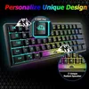 Lexonelec K61 60%% Tastatur Gaming PC RGB Lighting Schwarz Produktbild-Vorschau 5