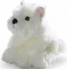 A white plush toy dog sitting on a white background. Anteprima dell’immagine prodotto