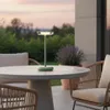Lampe à poser de luxe Mykonos - Taupe - H26 x Ø11 Voir les images du produit 6