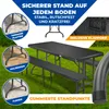 KESSER® Buffettisch Tisch klappbar Kunststoff 183x76 cm Produktbild-Vorschau 7
