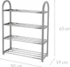 Schuhregal, Schuhe, Regal 4 Ebenen Produktbild-Vorschau 3