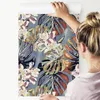 10m VLIES TAPETE Rolle Wohnzimmer Monstera Blumen Exotisch Produktbild-Vorschau 3