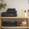 vidaXL Premium Badetücher SOLUND 4 Stk. Anthrazit 100x150 Produktbild-Vorschau 2