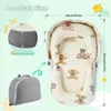 Babywieglapje, ademend katoen, draagbaar ontwerp, met Productafbeelding-voorbeeld 2