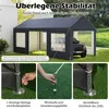 COSTWAY Tente garage Carport 595x300cm, Tente de garage Voir les images du produit 7