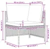 set di divani da giardino 5 pezzi con cuscini in poly Anteprima dell’immagine prodotto 7