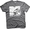 MTV T-Shirt Herren Cracked Logo dunkelgrau XL Produktbild-Vorschau 1