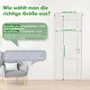 Sekey Fliegengitter Tür Magnetvorhang zum Insektenschutz Produktbild-Vorschau 3