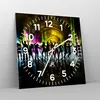 Wanduhr - Quadrat - Glasuhr - Disco Musik Tanz Spaß - Produktbild-Vorschau 4