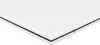 A close-up, angled view of a white mattress topper with a black stripe around its edge. Produktbild-Vorschau