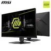 Two MSI gaming monitors are displayed, one in the foreground and one in the background. The foreground monitor displays a vibrant green logo and the text "MAG MSI ARSENAL GAMING". The background monitor is shown from the back, with a pink accent light. Produktbild-Vorschau