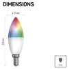 LED Lampe GoSmart Candle / E14 / 4,8 W (40 W) / 470 lm / RGB / dimmbar / Zigbee Produktbild-Vorschau