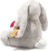 Steiff Hase Hoppie Love grau 16 cm mit Herz 081125 Produktbild-Vorschau 2