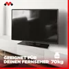 Meliconi Rotobase Elite L, zwart, gehard glas, 1 plank, Productafbeelding-voorbeeld 3