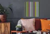MuchoWow® Poster Streifen - Muster - Lila 50x50 cm - Produktbild-Vorschau 2