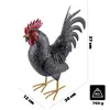 KADAX Gallo, statua da giardino 37 cm, grande statua da Anteprima dell’immagine prodotto 3