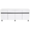 Merax Sideboard brillant, commode avec 4 tiroirs, 2 portes Voir les images du produit 10