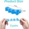 5 Paare Zehenspreizer Hallux Valgus, Zehentrenner Herren, Produktbild-Vorschau 2