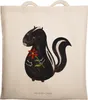 Mr. & Mrs. Panda Tote Bag Stinktier Blume - Transparent - Produktbild-Vorschau 1