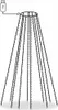 A line drawing of a conical string of lights with a USB connector. Náhled obrázku produktu
