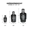 Universal Kardangelenk Steckschlüssel Satz 3 Teilig, 360° Produktbild-Vorschau 3