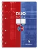 Clairefontaine Collegeblock A4+ Duo 40Bl kar+40Bl lin Produktbild-Vorschau 1
