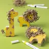 Animaux en bois Safari, 10 pièces, hauteur 3 - 14,5 cm, Voir les images du produit 5