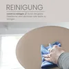 Bestlivings 6er Pack Stuhlkissen taupe ⌀ 38 cm Kunstleder Produktbild-Vorschau 11