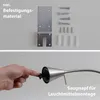 2 x LED flexibilní nástěnná lampa na čtení s vypínačem GU10 Náhled obrázku produktu 5