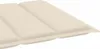vidaXL Coussin pour bain de soleil Crème 200x50x3 cm Tissu Voir les images du produit 11