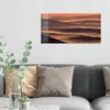 DEQORI Glasbild Echtglas 60x30 cm 'Nebelberge im Morgenrot' Produktbild-Vorschau 3