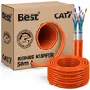 B.E.S.T. CAT 7 Netzwerkkabel 50 m Duplex S/FTP 10 Gbit/s Produktbild-Vorschau 1