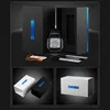 A collage of images showing a SKMEI watch, its packaging, and accessory boxes. Produktbild-Vorschau