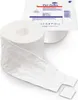 A roll of white medical gauze pads is shown, with a package of the same product in the background. Anteprima dell’immagine prodotto
