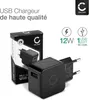 CELLONIC Chargeur USB EU-Plug 1 Port 5V 2.4A 12W noir bloc Voir les images du produit 2