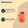 Hudora 14492 - Káblový zámok Náhľad obrázku produktu 8