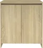 Sideboard Sonoma-Eiche 70x41x75 cm Holzwerkstoff Produktbild-Vorschau 4
