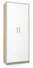 A freestanding wardrobe with two doors and handles. Produktbild-Vorschau