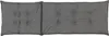 A top-down view of a gray tufted cushion for a lounge chair. Produktbild-Vorschau