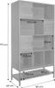 sweeek - Regal Nussbaumholzdekor 9 Fächer - Nussbaumfarben Produktbild-Vorschau 7