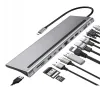 DOCKINGSTATION-HUB USB-C 12in1 RJ45 HDMI 4K VGA DisplayPort Produktbild-Vorschau 1