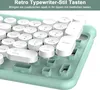 Tastatur Funktastatur mit Maus USB Grün Tastatur Bunt Maus Produktbild-Vorschau 3