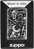 Accendino antivento Zippo cromato spazzolato Screws and Anteprima dell’immagine prodotto 7
