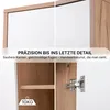 MinteLiv Kleiderschrank 3-türig Weiß/Eiche-Optik 49 cm Produktbild-Vorschau 5