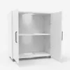 Mobiler Unterschrank Schrank 2 Türen 2 Regale modern Biston Produktbild-Vorschau 4