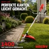 HECHT 1445 Freischneider Elektro | mit Tragegurt | 25,5 und Produktbild-Vorschau 2