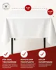 Tischdecke mit Lotuseffekt Leinenoptik wasserabweißend Produktbild-Vorschau 4