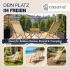 CASARIA® Sonnenliege Holz Wetterfest Klappbar 3-fach Produktbild-Vorschau 7