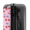 NoBoringSuitcases.com® Großer Koffer - Lila mit roten Produktbild-Vorschau 5